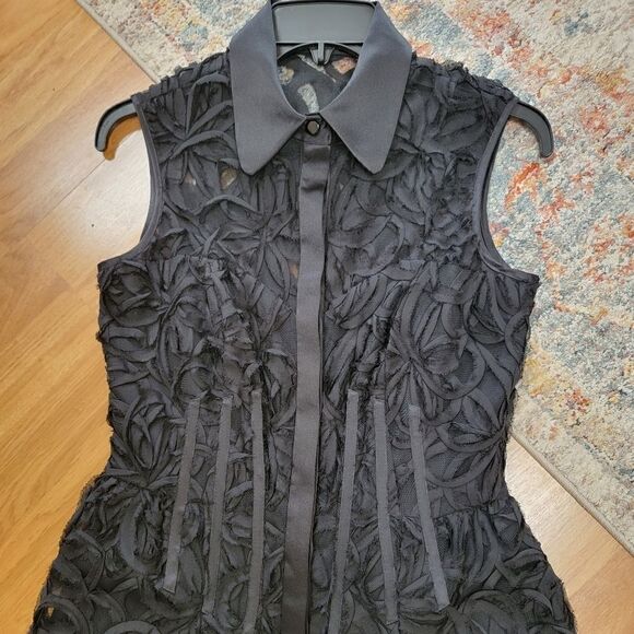 Jill Stuart Modern Floral Applique Dress 6 - Picture 5 of 9